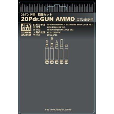 AFV Club 1/35 20Pdr.Gun Ammo Plastic Model Kit [AF35158]