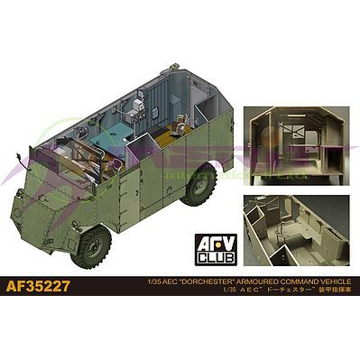 AFV Club 1/35 AEC Armoured Command Vehicle Dorchester ACV Plastic Model Kit [AF35227]