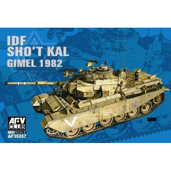 AFV Club 1/35 IDF Sho't Kal Gimel 1982 w/Reactive Armour Plastic Model Kit [AF35267]