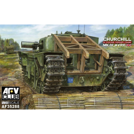 AFV Club 1/35 Churchill Mk Iv AVRE W/ Fascine Carrier Frame