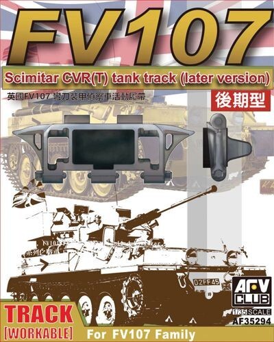 AFV Club 1/35 Scorpion Track Link Later Version Plastic Model Kit [AF35294]