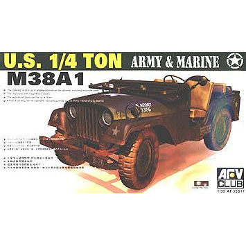 AFV Club 1/35 M38A1 T 4X4 Utility Truck Plastic Model Kit [AF35S17]