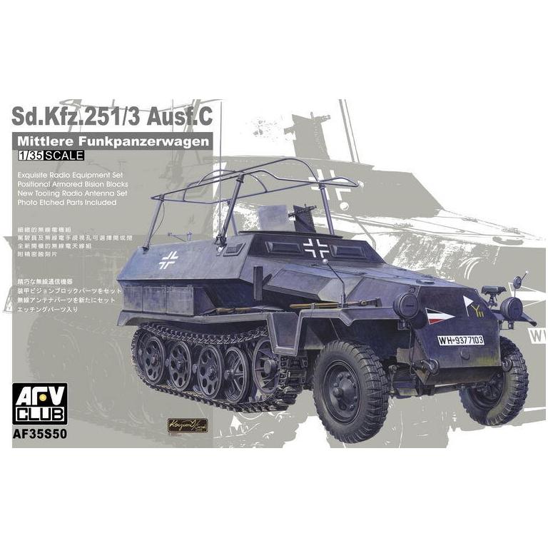 AFV Club 1/35 Sd.Kfz.25 Ausf.C Plastic Model Kit [AF35S50]