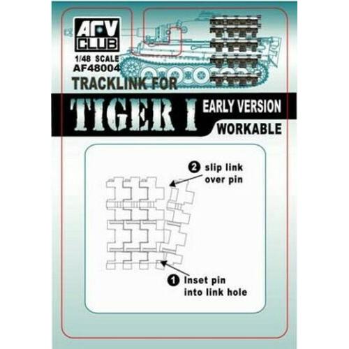 AFV Club 1/48 Tracklink For Tigeri Early Version (Workable) Plastic Model Kit [AF48004]