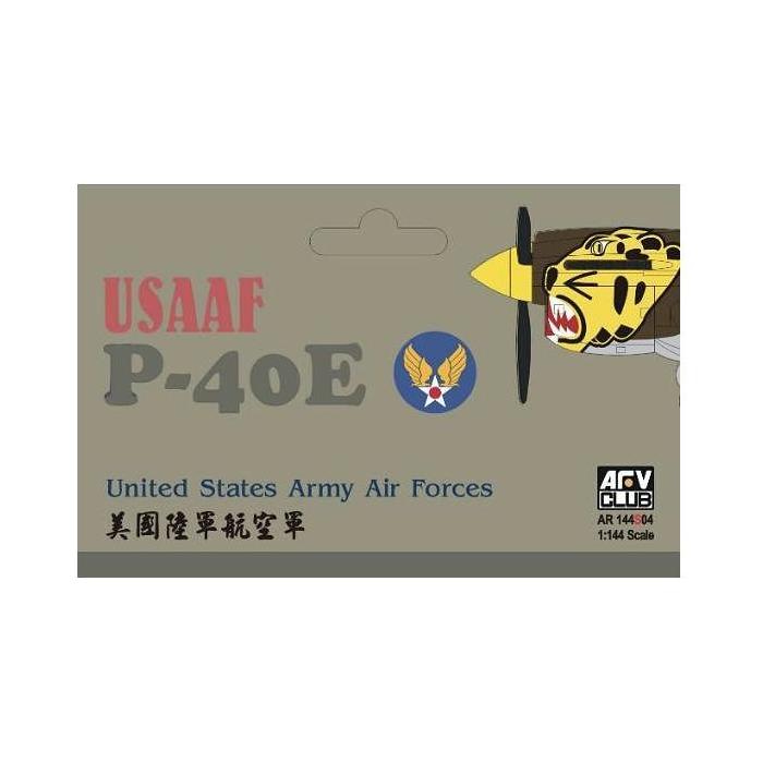 AFV Club 1/144 Flying Tigers P40B/C Hawk-81A2 Plastic Model Kit [AR144S01]