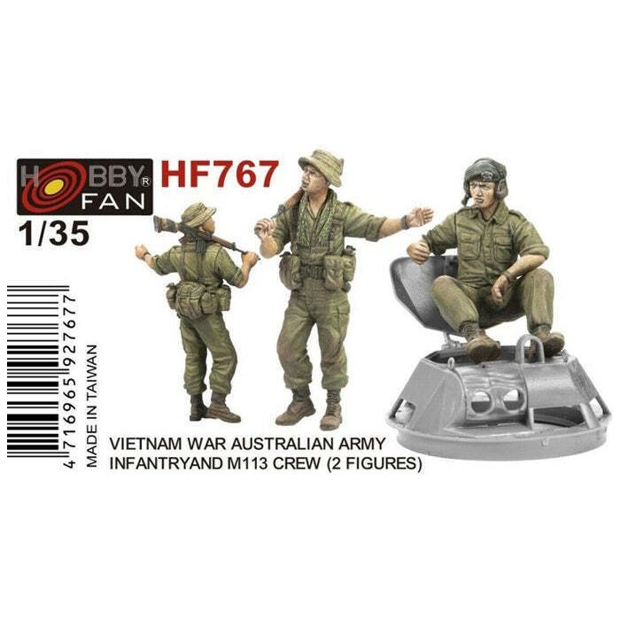 AFV CLUB 1/35 Australian Infantry & M113 Crew Vietnam War Era - 2 Figures