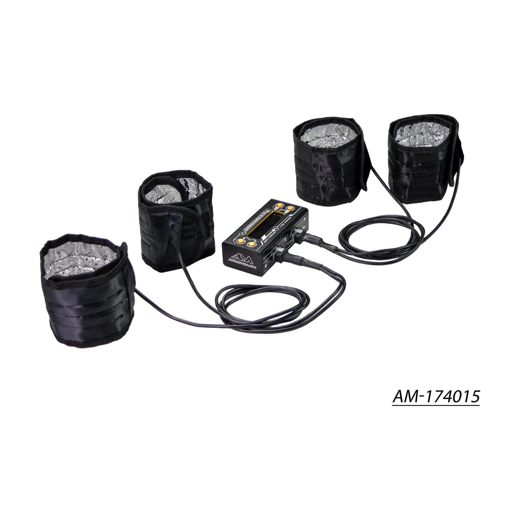 ARROWMAX AM Tyre Warmer 1/8 & Battery Warmer with Bag