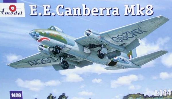 Amodel 1/144 E.E.Canberra - Mk.8 Plastic Model Kit [1429]