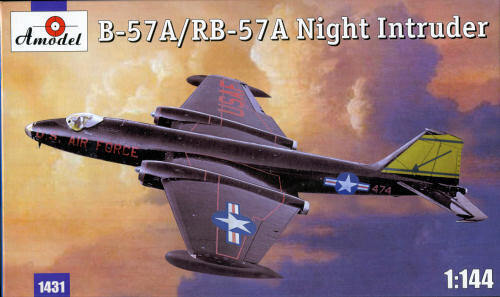 Amodel 1/144 B-57A/RB-57A Plastic Model Kit [1431]