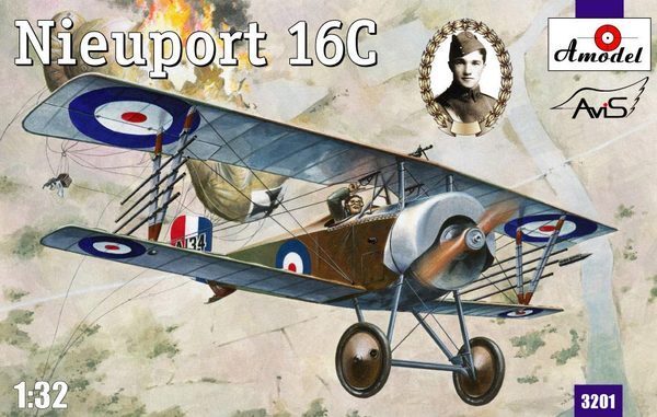 Amodel 1/32 Nieuport 16C (A134) Plastic Model Kit [3201]