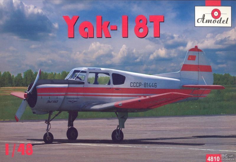 Amodel 1/48 Yak-18T Plastic Model Kit [4810]