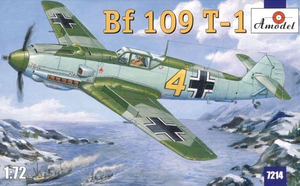 Amodel 1/72 Bf 109 T Plastic Model Kit [7214]