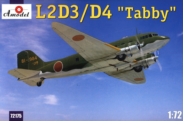 Amodel 1/72 L2D3/D4 Tabby Plastic Model Kit [72175]