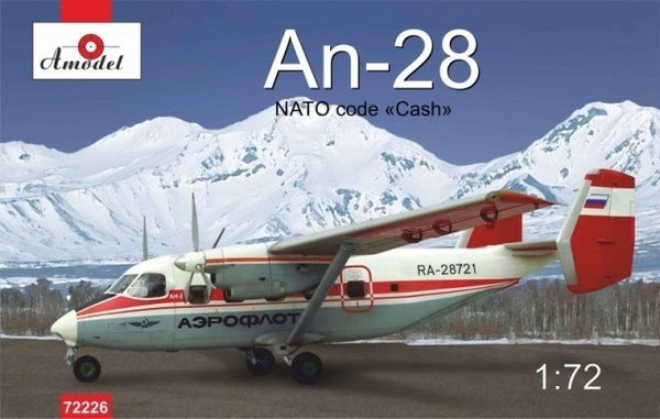 Amodel 1/72 An-28 NATO code CASH Plastic Model Kit [72226]