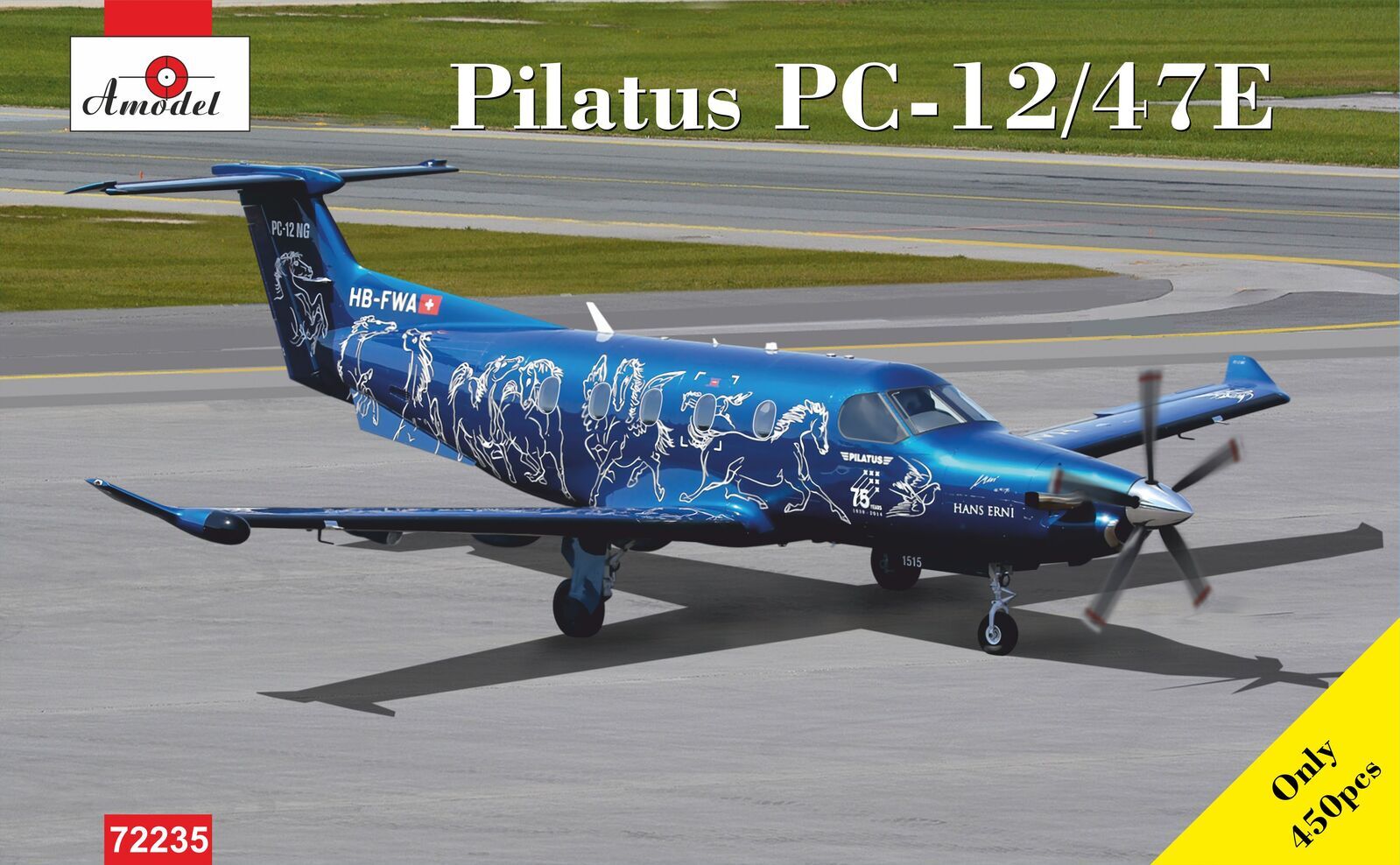 Amodel 1/72 Pilatus PC-12/47E Plastic Model Kit [72235]