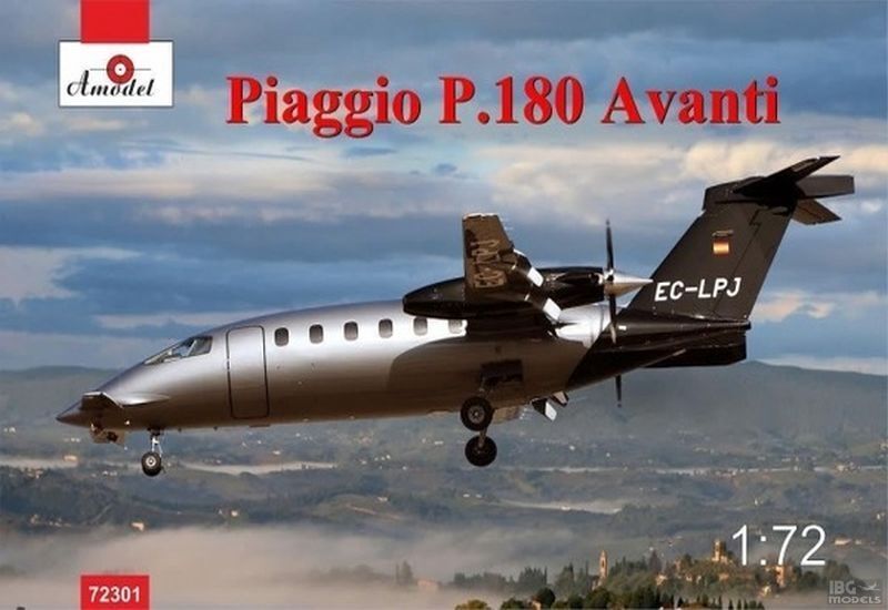 Amodel 1/72 Piaggio P.180 Avanti Plastic Model Kit [72301]