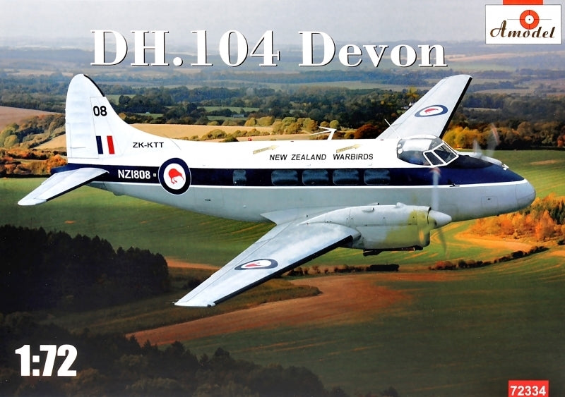 Amodel 1/72 DH-104 Devon Plastic Model Kit [72334]