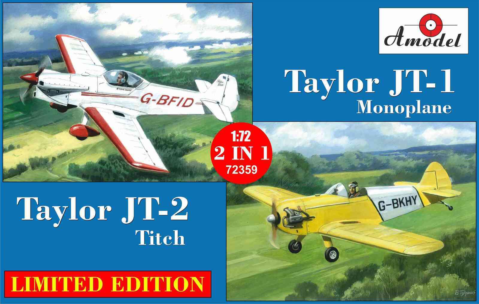 Amodel 1/72 JT-1(G-AXYK) & JT-2 (G-AYZH) Plastic Model Kit [72359]