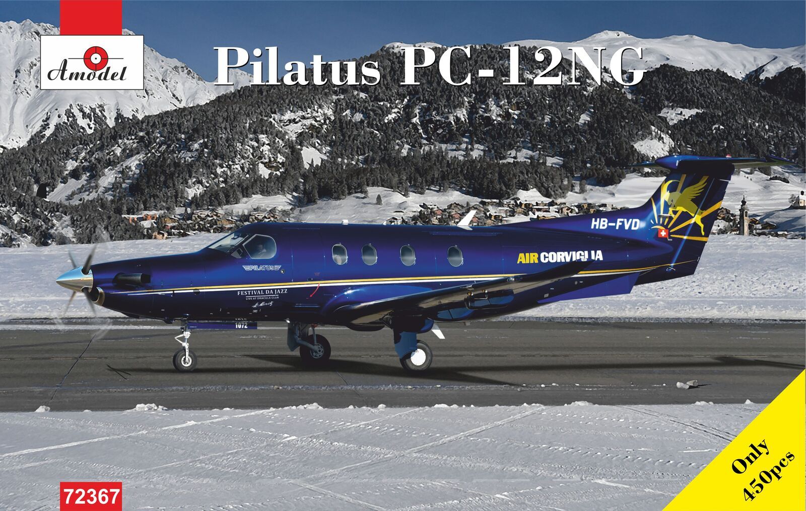 Amodel 1/72 Pilatus PC-12 / NG Plastic Model Kit [72367]