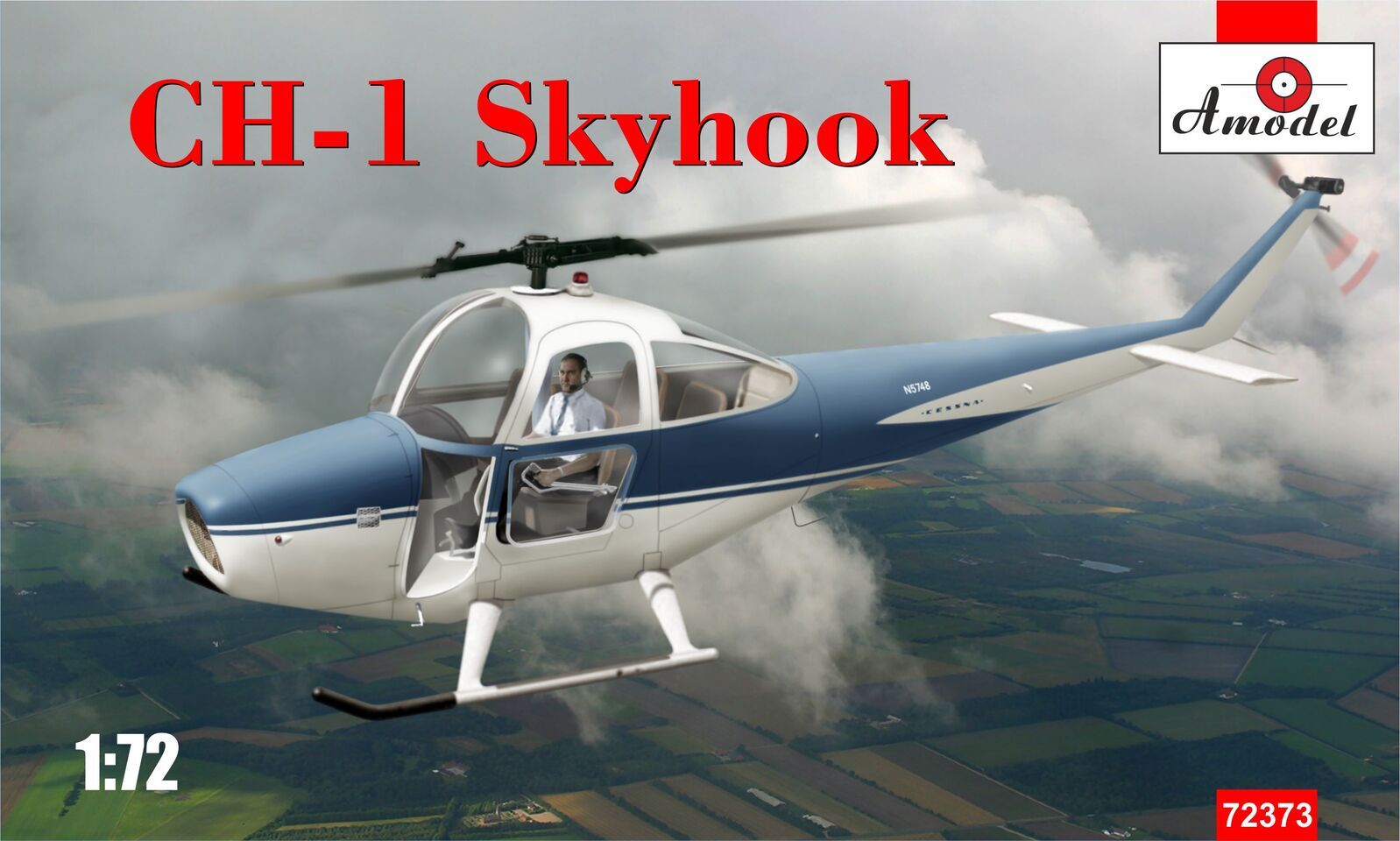 Amodel 1/72 CH-1 Skyhook Plastic Model Kit [72373]