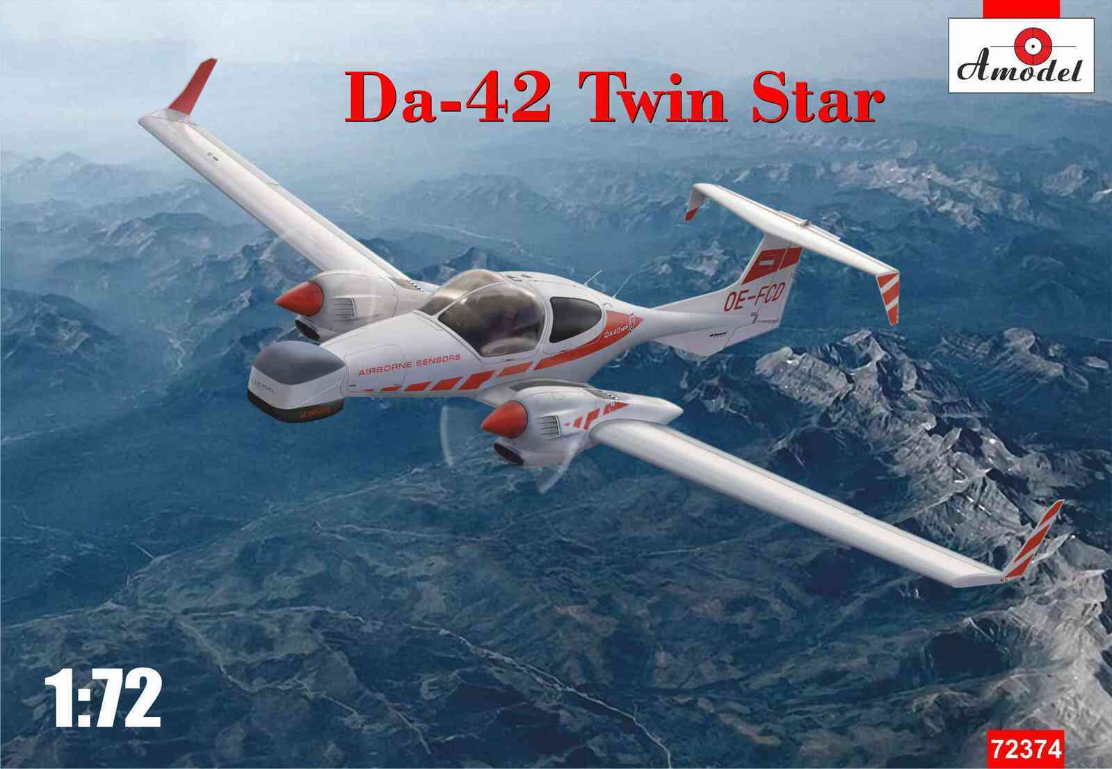 Amodel 1/72 Da-42 Twin Star Plastic Model Kit [72374]