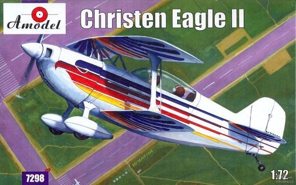 Amodel 1/72 Christen Eagle II Plastic Model Kit [7298]