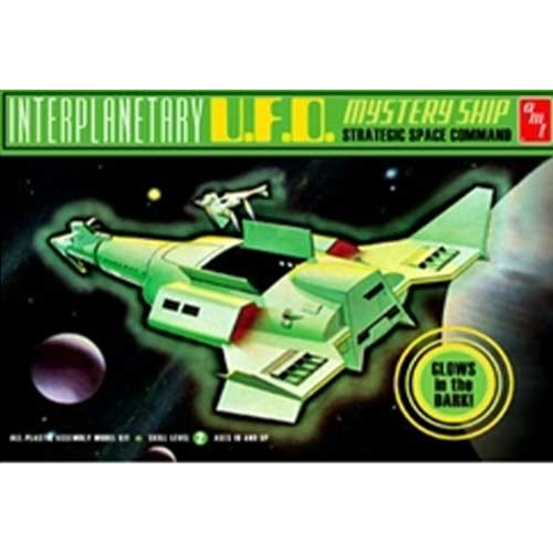 AMT 1/500 Interplanetary UFO Mystery Ship Glow in the Dark Plastic Model Kit