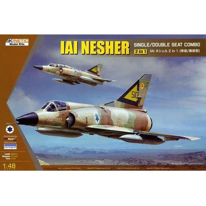 KINETIC 1/48 IAI Nesher Single/Double Seat