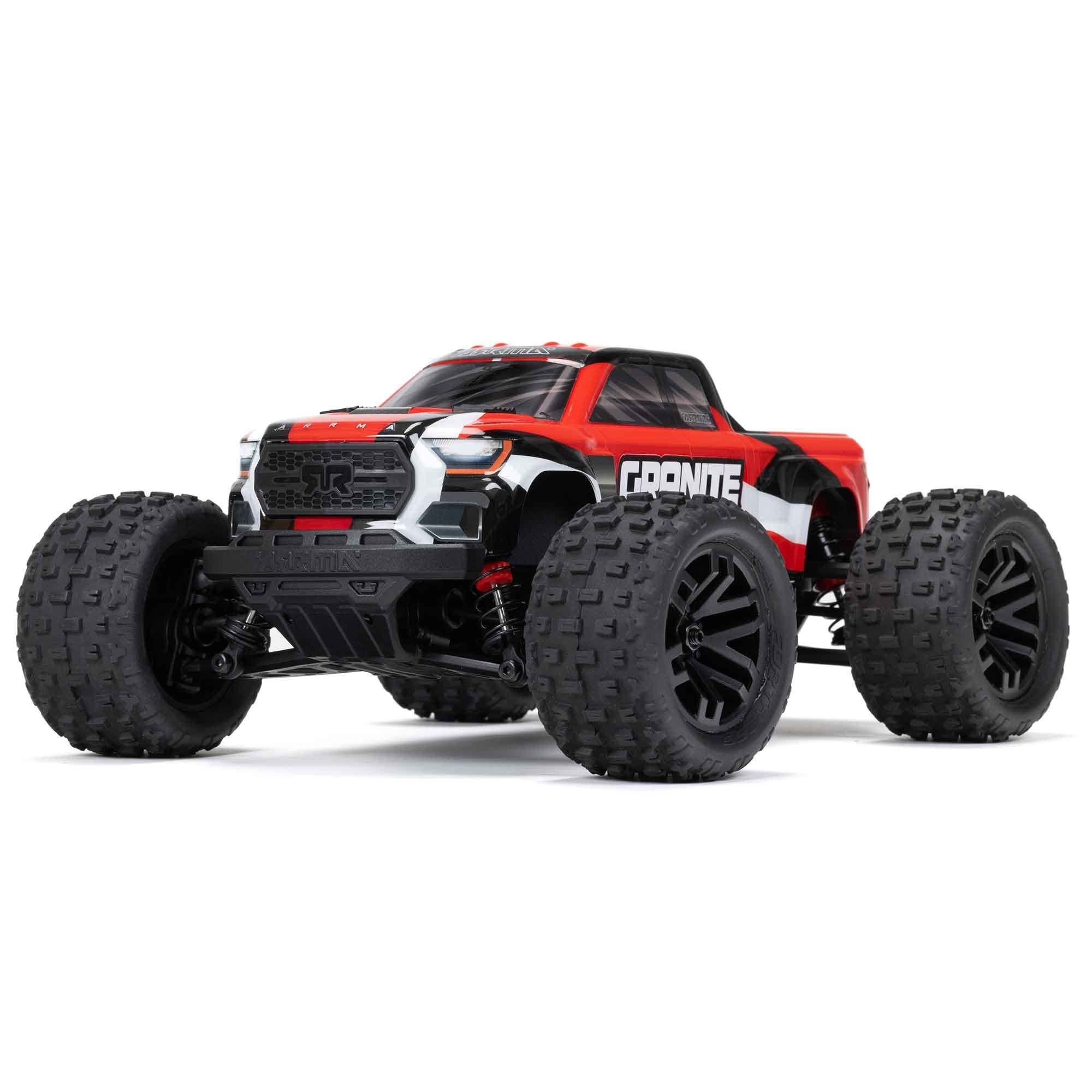 ARRMA Granite Grom 1/18 4x4 Monster Truck, RTR, Red, ARA2102T2