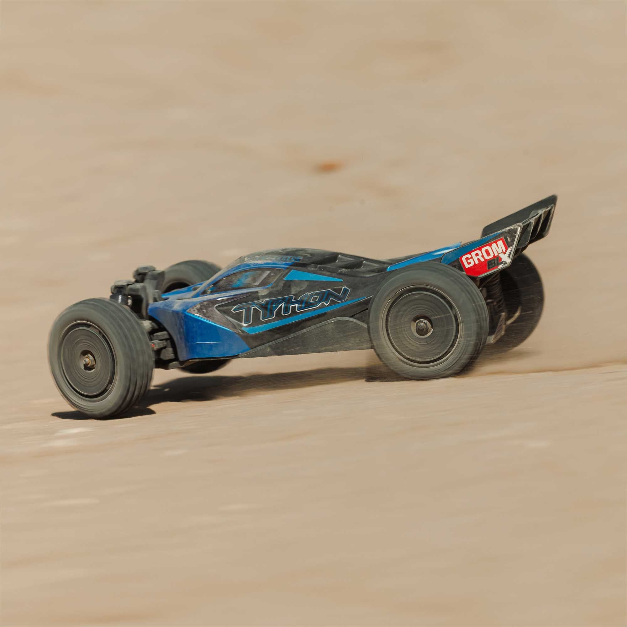 Arrma Typhon Grom Brushless 1/18 4x4 Buggy RTR, Blue,ARA2306ST2