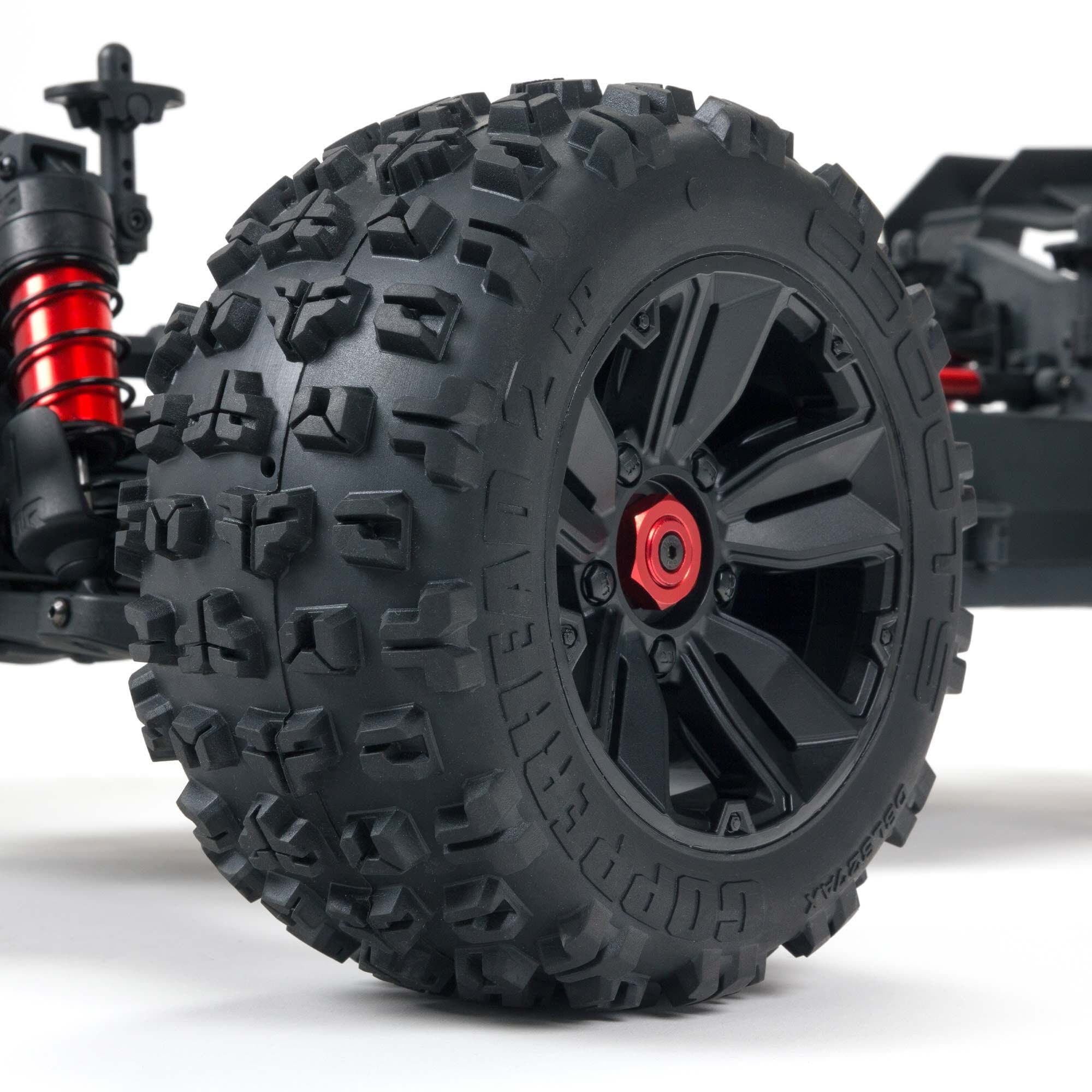 ARRMA Kraton 4X4 BLX 4S Brushless Speed Monster Truck RTR, Black/Blue