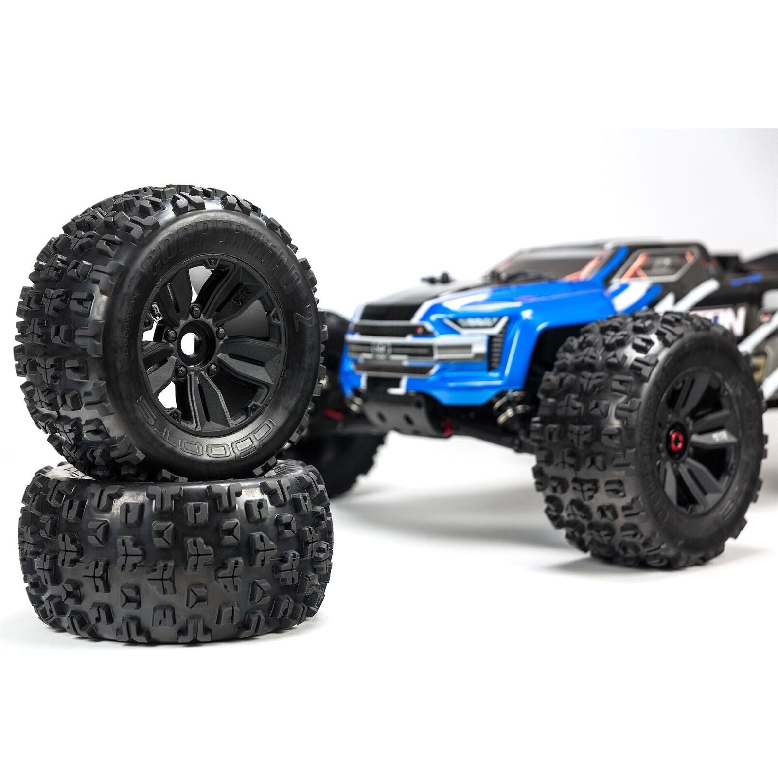 ARRMA 1/8 KRATON 6S V5 4X4 BLX Speed Monster Truck with Spektrum Firma RTR, Blue