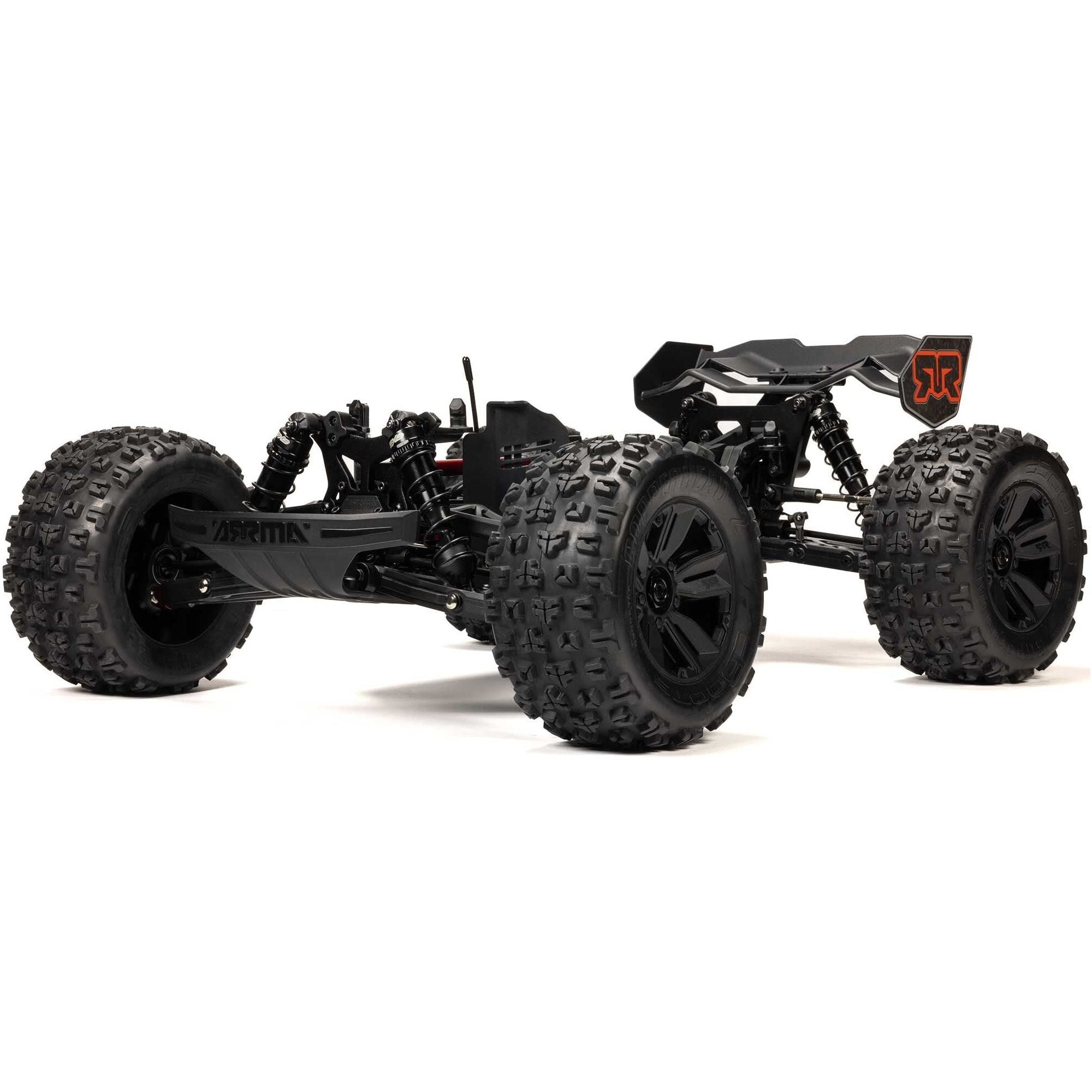 Arrma Kraton 6S BLX 4X4 1/8 Speed Monster Truck, RTR, Orange/Blue