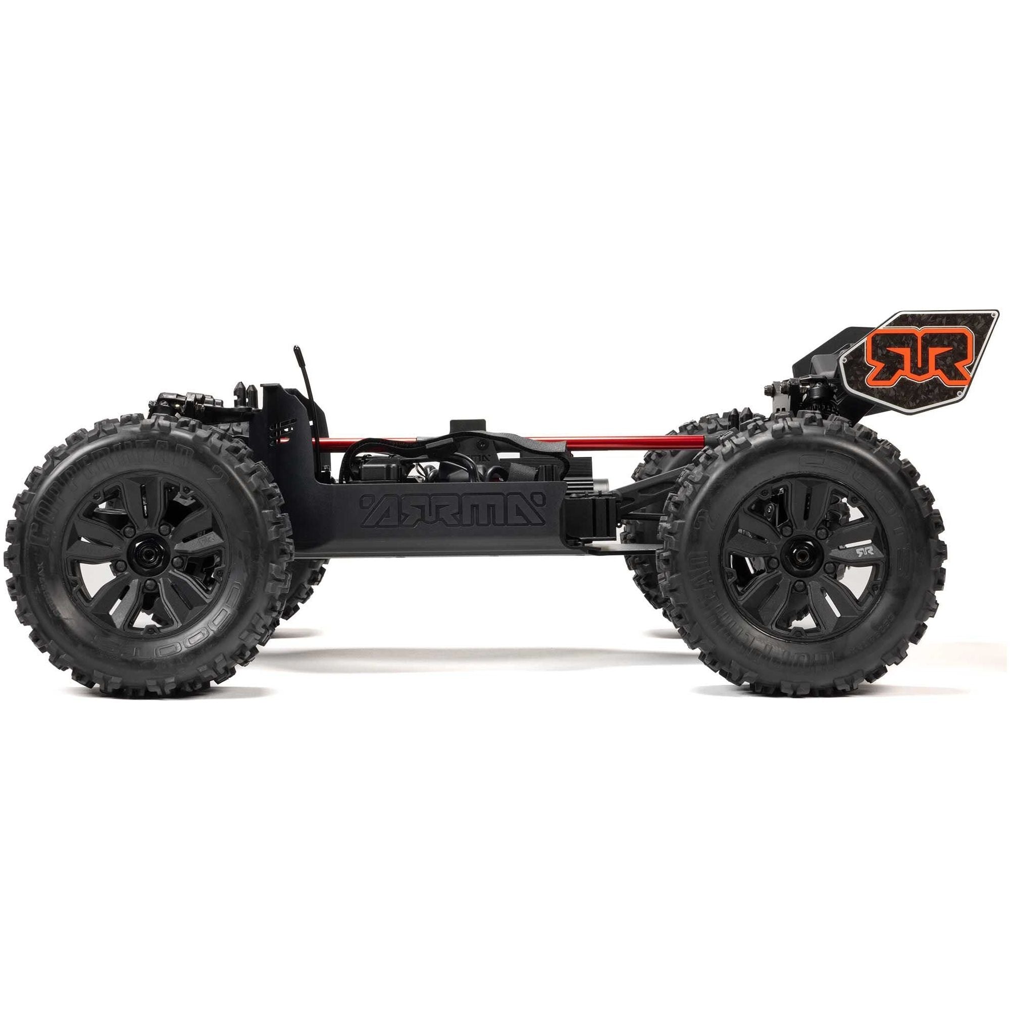 Arrma Kraton 6S BLX 4X4 1/8 Speed Monster Truck, RTR, Orange/Blue