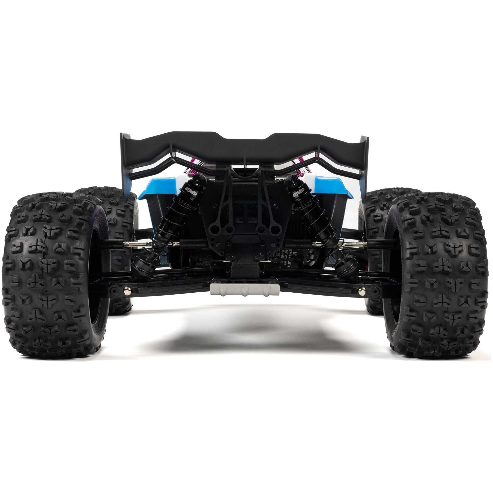 Arrma Kraton 6S BLX 4X4 1/8 Speed Monster Truck, RTR, Pink/Blue