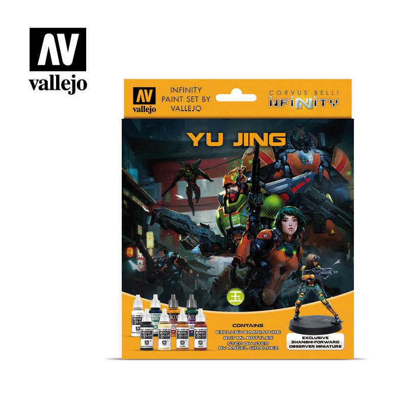 Vallejo Model Color Infinity Yu Jing Exclusive Miniature Paint Set [70235]