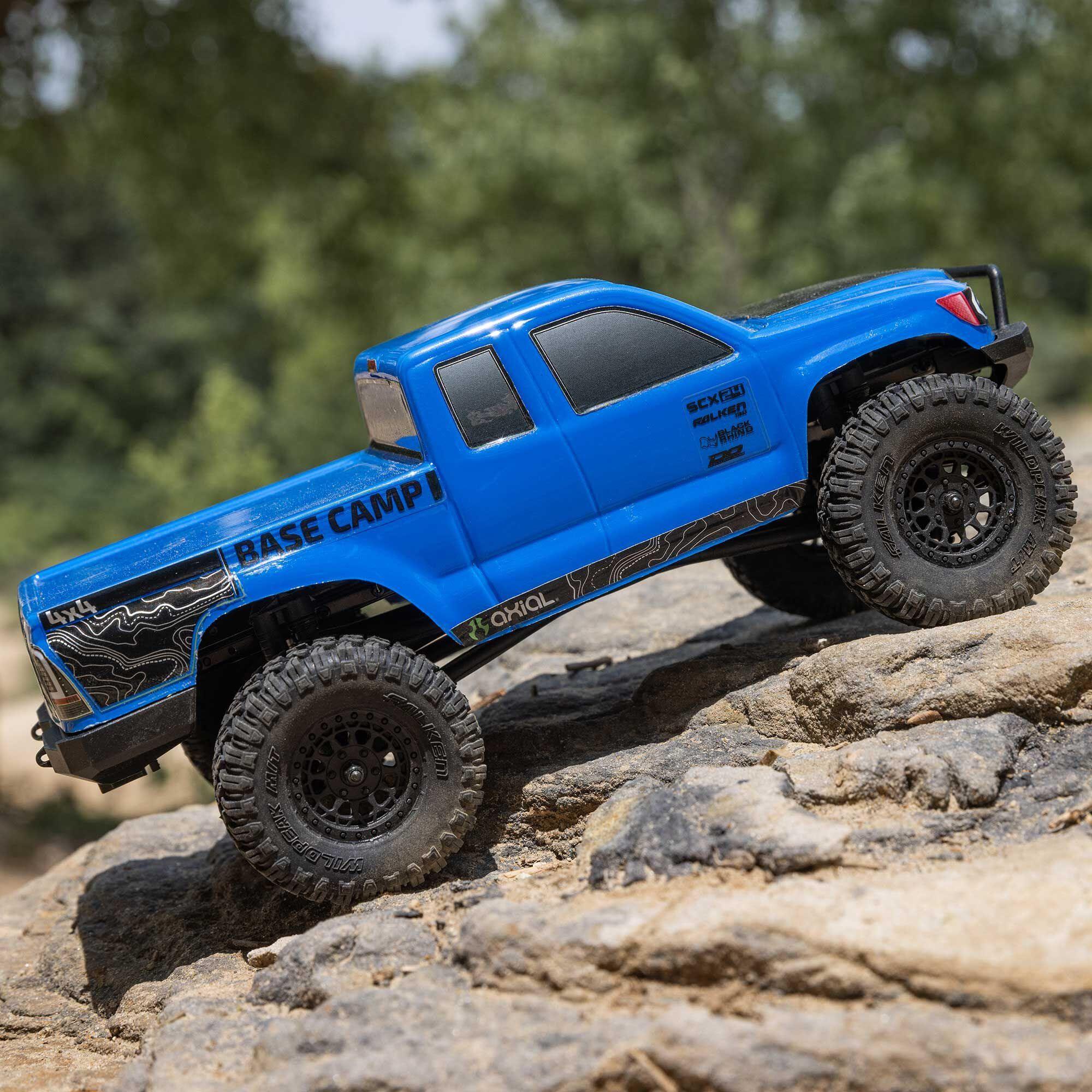 Axial SCX24 Base Camp 1/24 Rock Crawler, RTR, Blue