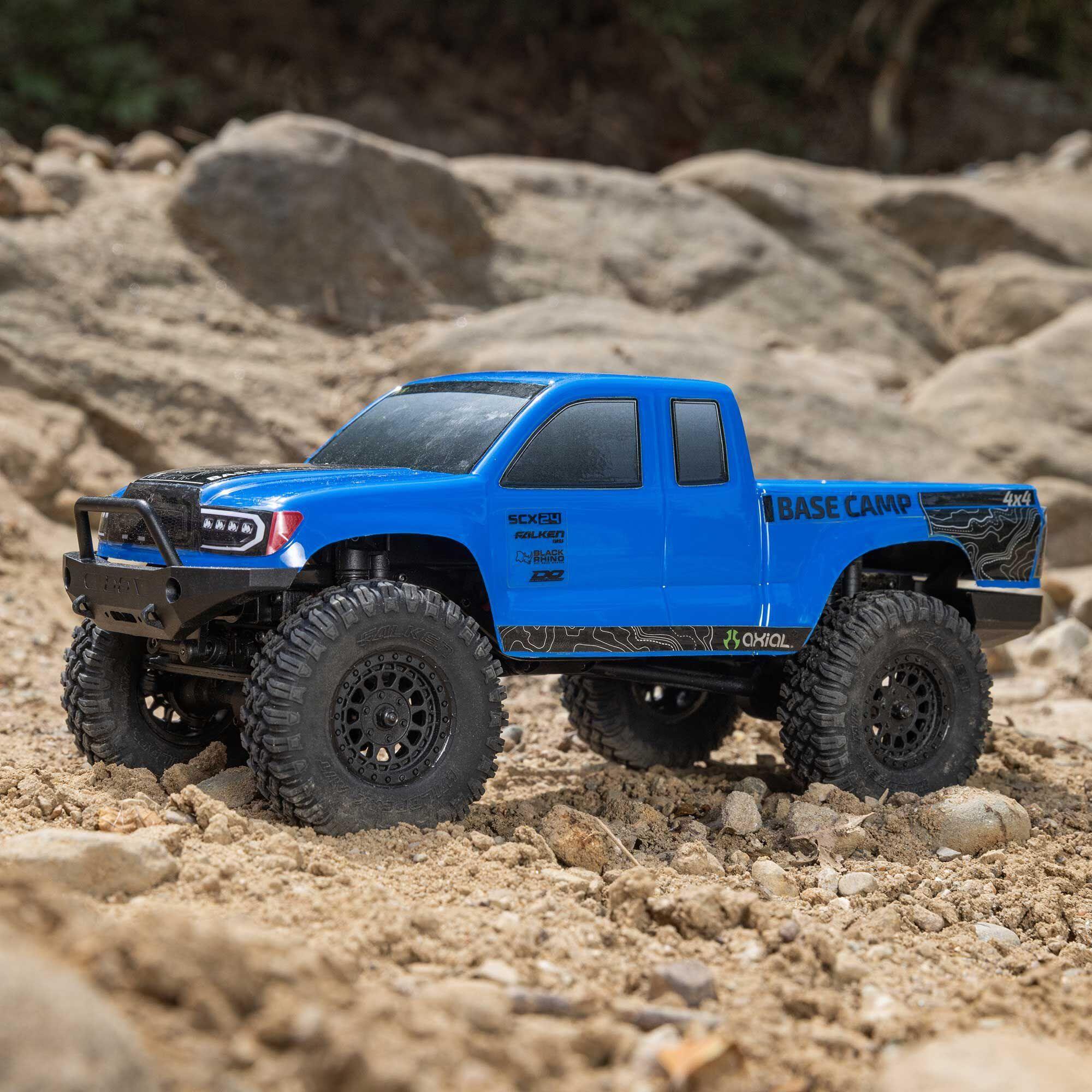 Axial SCX24 Base Camp 1/24 Rock Crawler, RTR, Blue