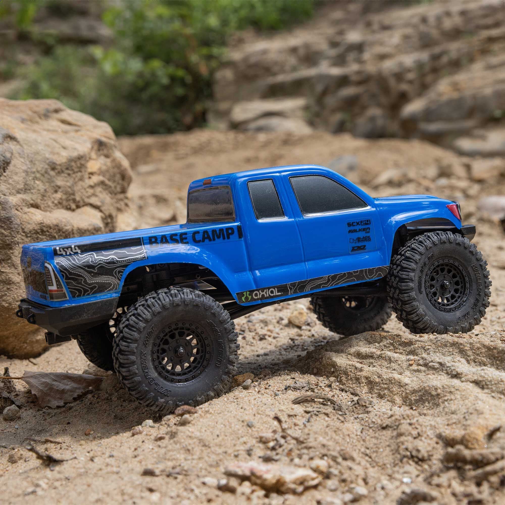 Axial SCX24 Base Camp 1/24 Rock Crawler, RTR, Blue