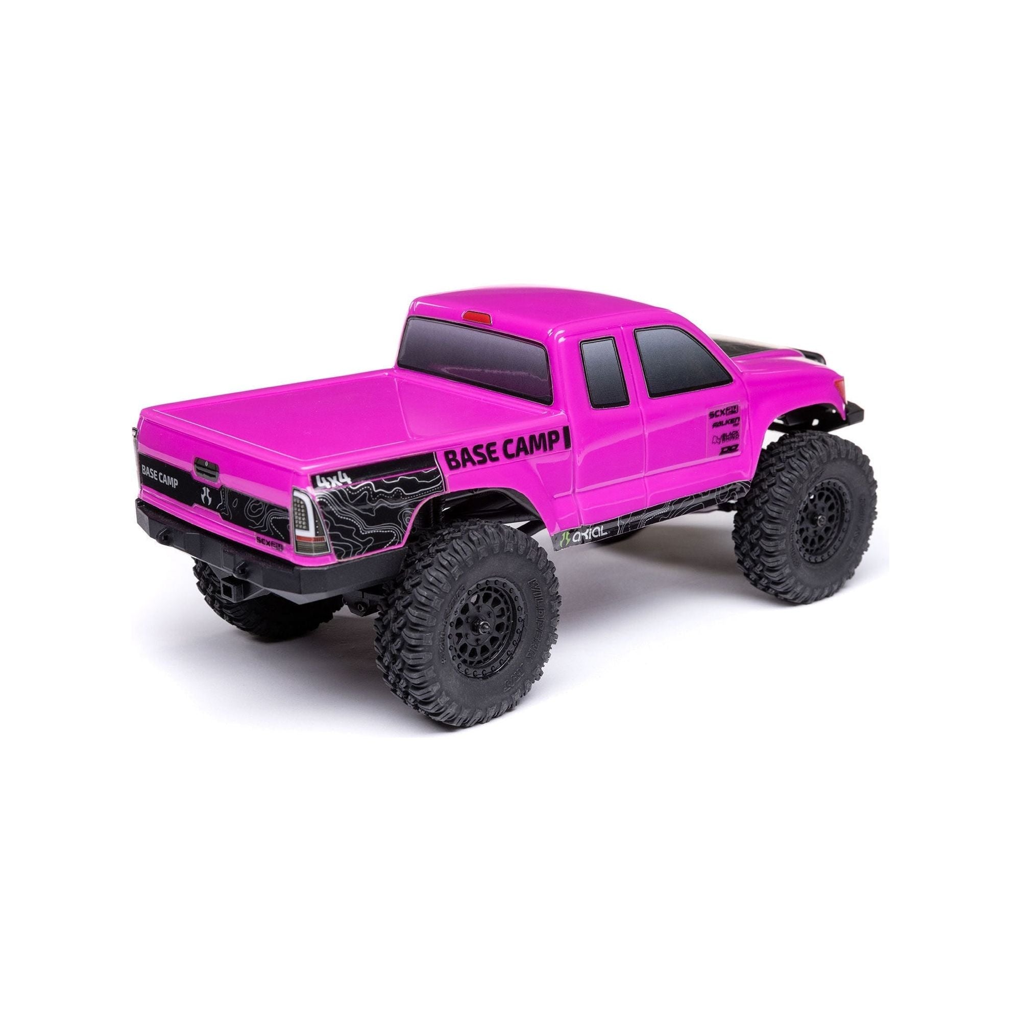 Axial SCX24 Base Camp 1/24 Rock Crawler, RTR, Pink