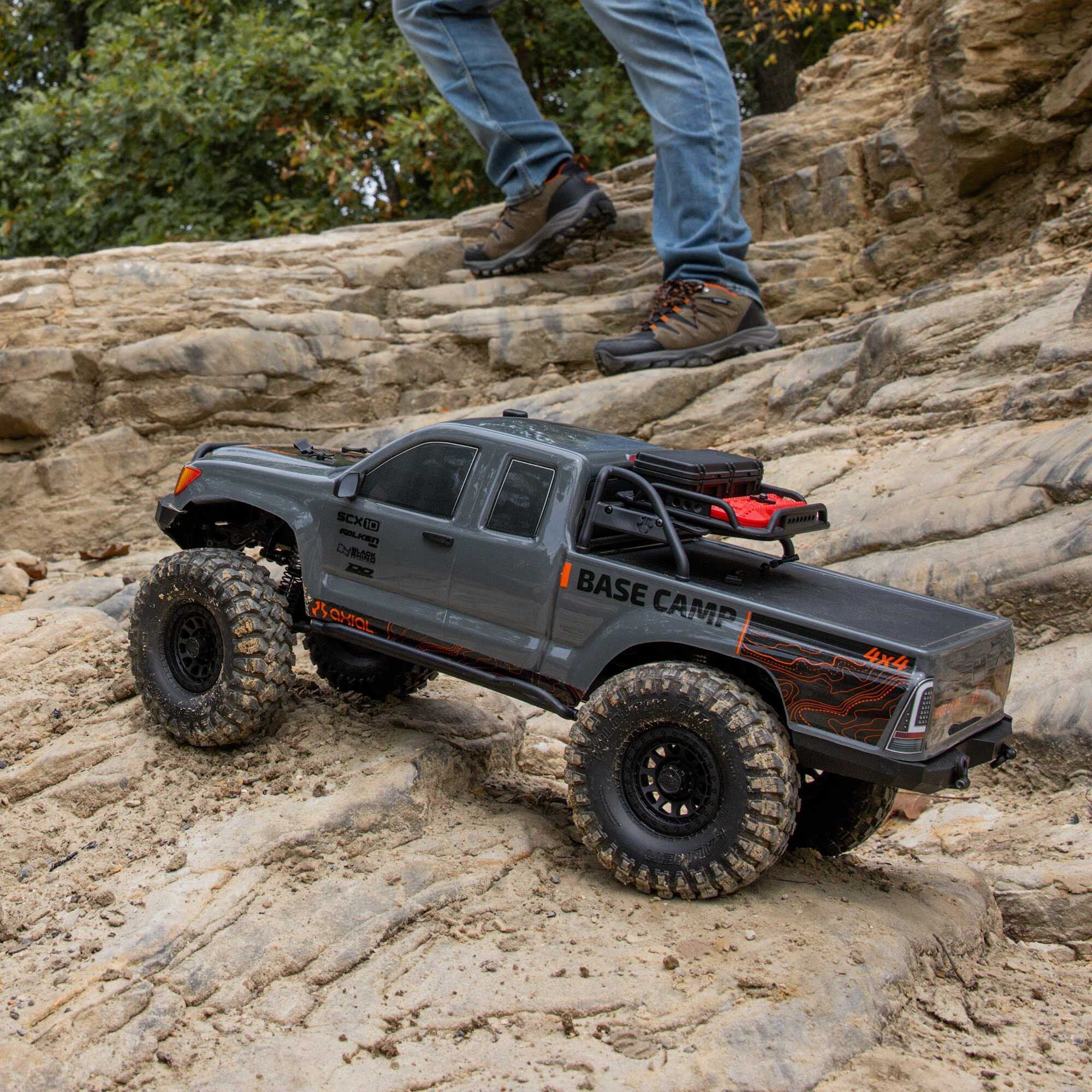 Axial SCX10 III Base Camp V2 1/10 Rock Crawler RTR, Gray