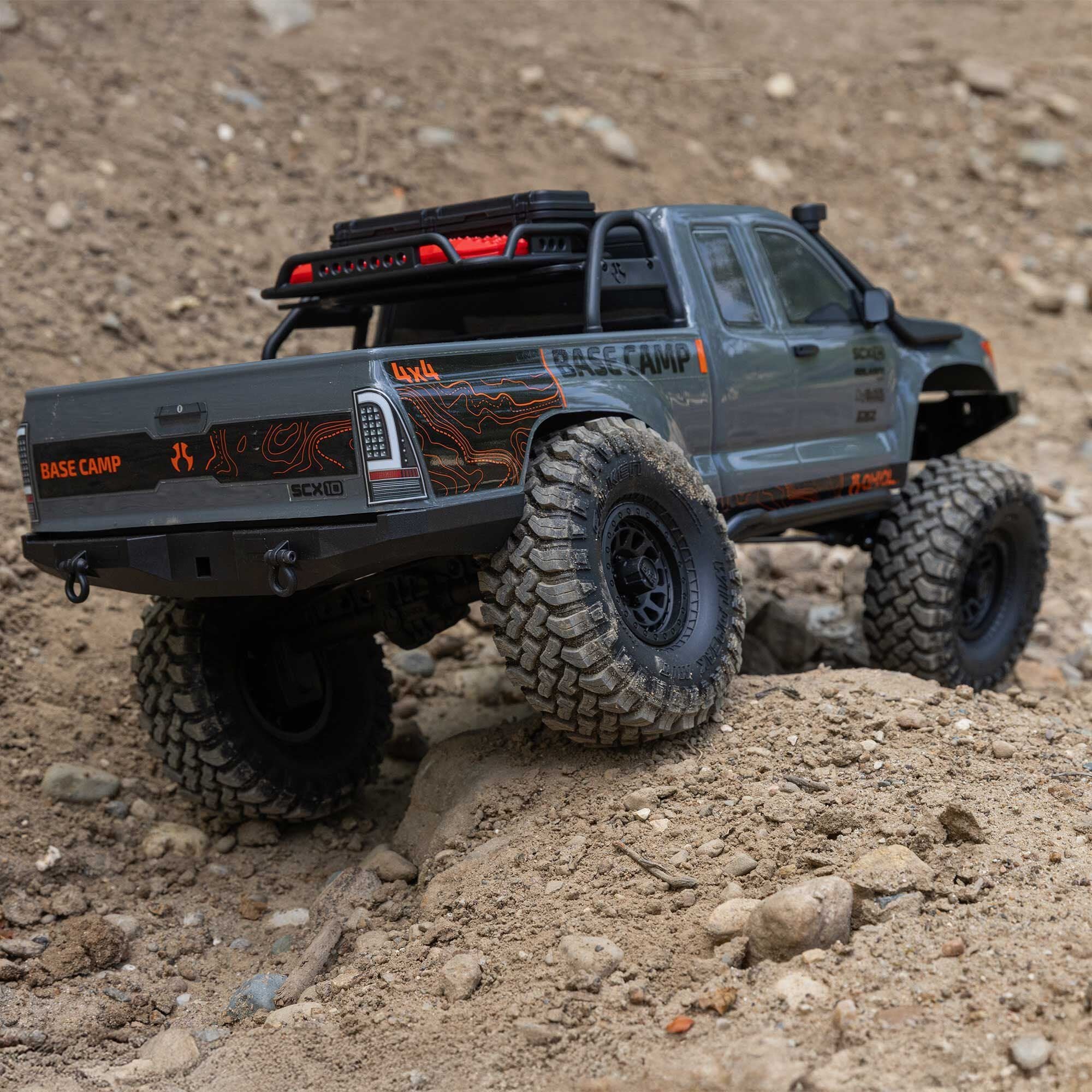 Axial SCX10 III Base Camp V2 1/10 Rock Crawler RTR, Gray