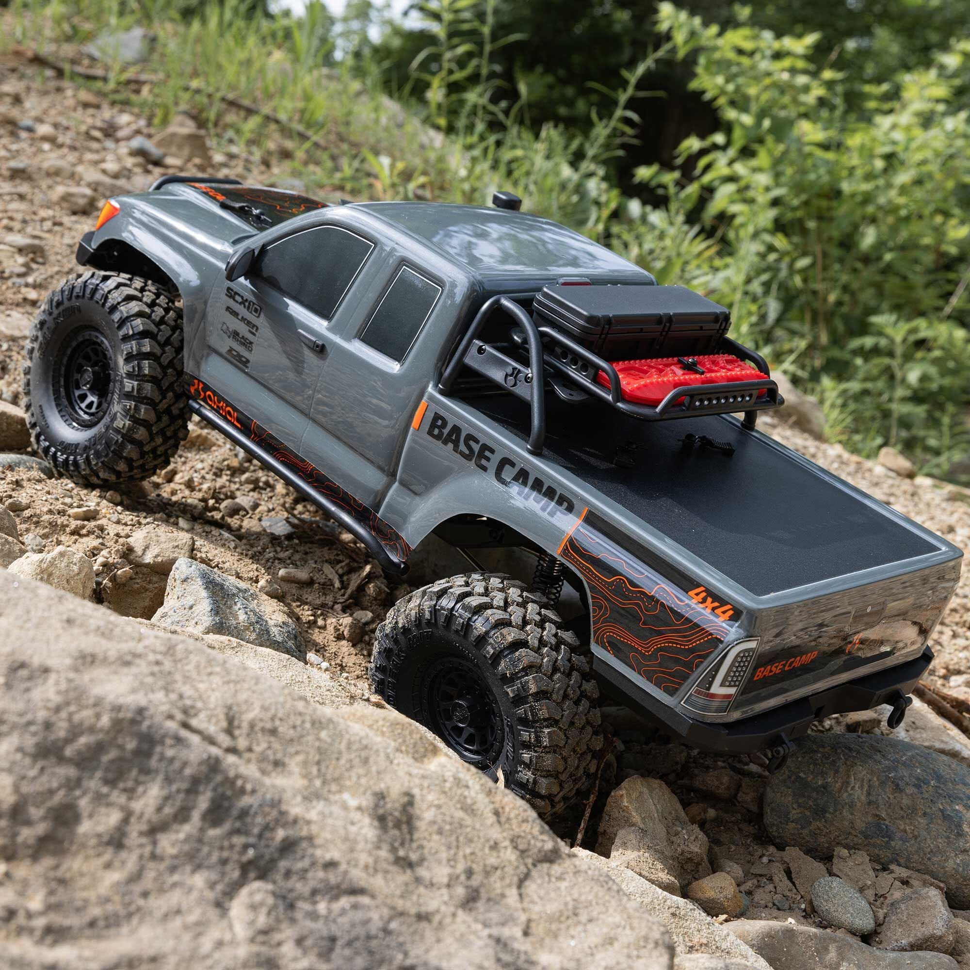 Axial SCX10 III Base Camp V2 1/10 Rock Crawler RTR, Gray