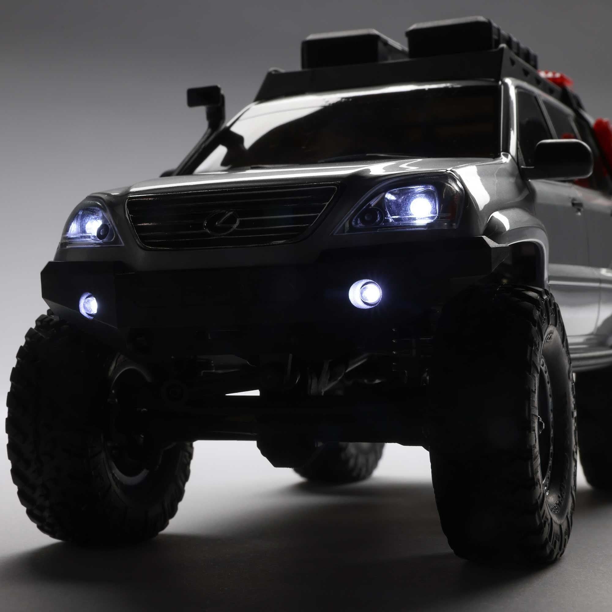 Axial Lexus GX470 SCX24 4WD RTR Crawler, Silver