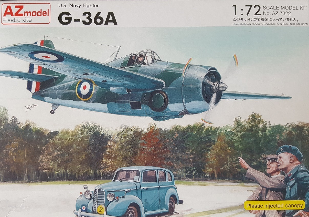 AZ Models 1/72 Grumman G-36A Plastic Model Kit [AZ7322]