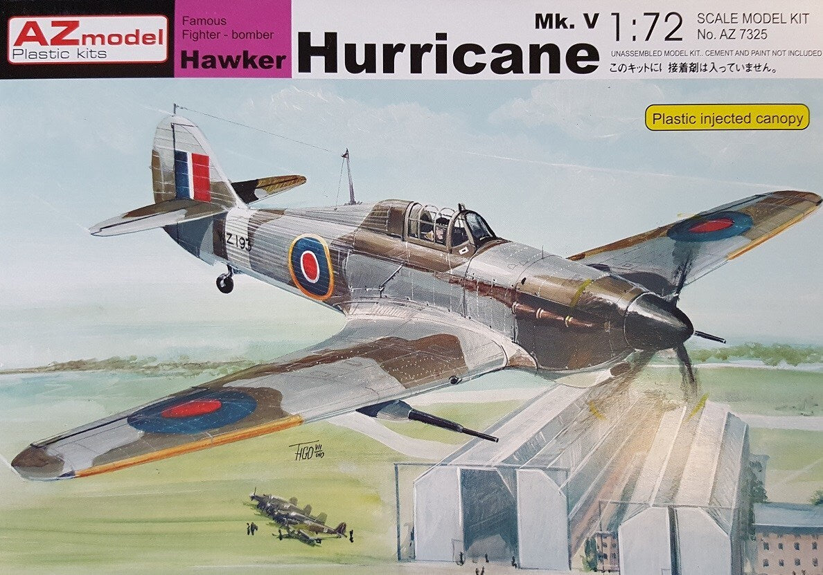 AZ Models 1/72 Hawker Hurricane Mk.V Plastic Model Kit [AZ7325]