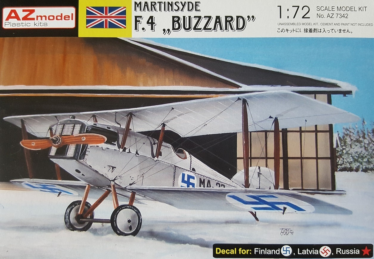 AZ Models 1/72 Martinside F.4 Buzzard Part.2 Plastic Model Kit [AZ7342]