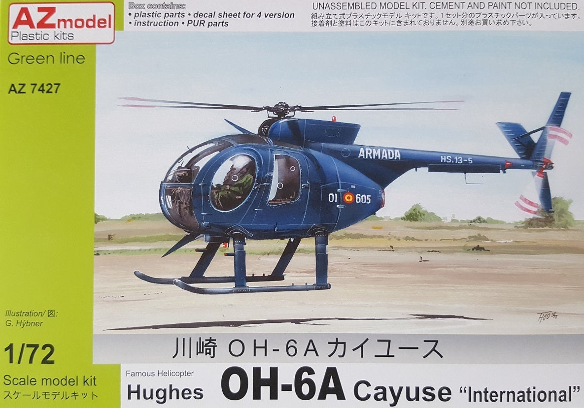 AZ Models 1/72 OH-6A International  Plastic Model Kit [AZ7427]