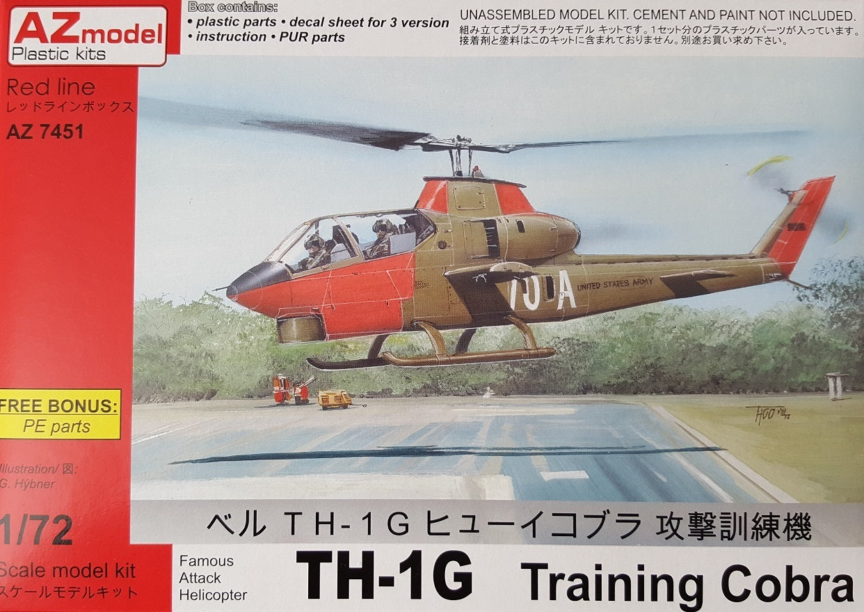 AZ Models 1/72 TH-1G Huey Cobra Training Plastic Model Kit [AZ7451]