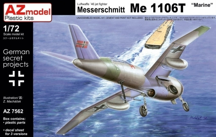 AZ Models 1/72 Messerschmitt Me 1106 Marine Plastic Model Kit [AZ7562]